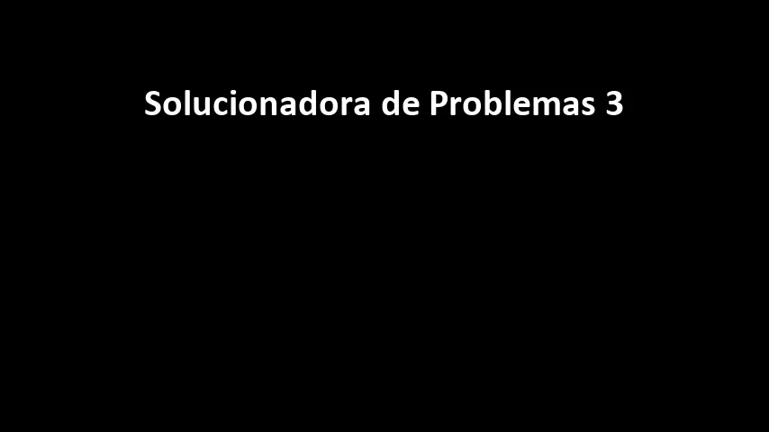Solucionadora de Problemas 3